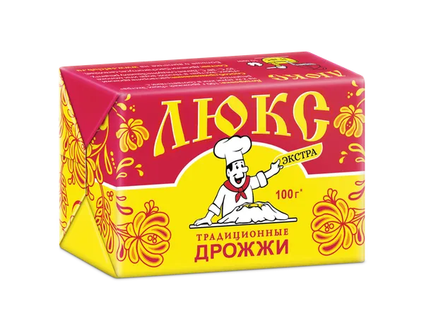 Прессованные дрожжи "Люкс Экстра" 100 г