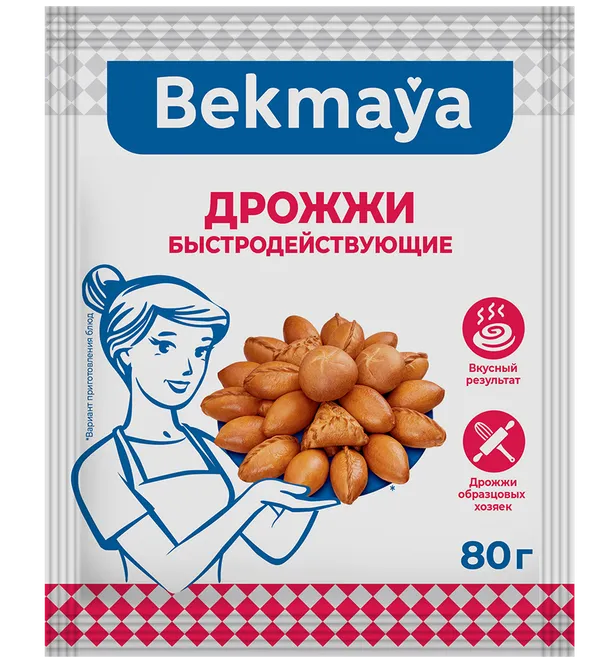 Сухие дрожжи "Bekmaya" 80 г
