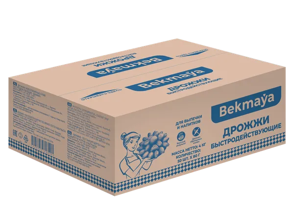 Сухие дрожжи "Bekmaya" 80 г — Изображение 2