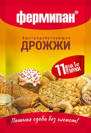 Сухие дрожжи "Фермипан" 11 г
