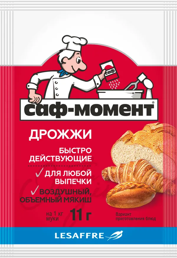 Сухие дрожжи "Саф-Момент" 11 г